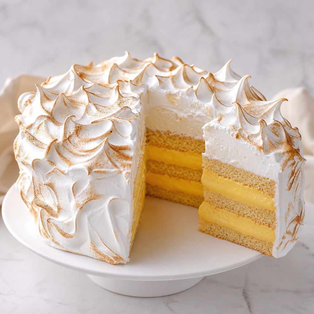 Torta Merengue Lúcuma
